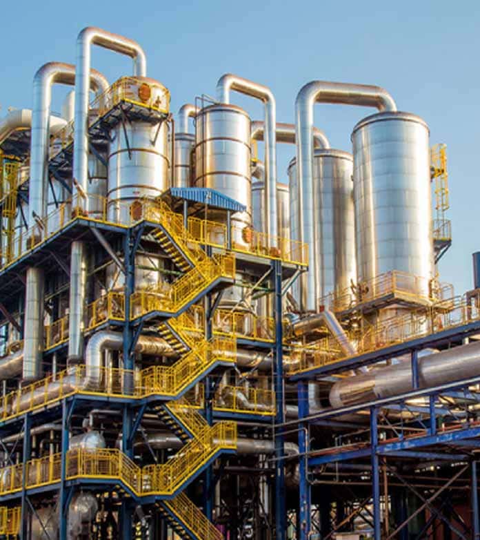 Chemical Processing Plant Piping